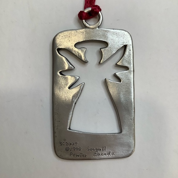 2/$30 SEAGULL Pewter Hanging Angel Ornament - Picture 4 of 7